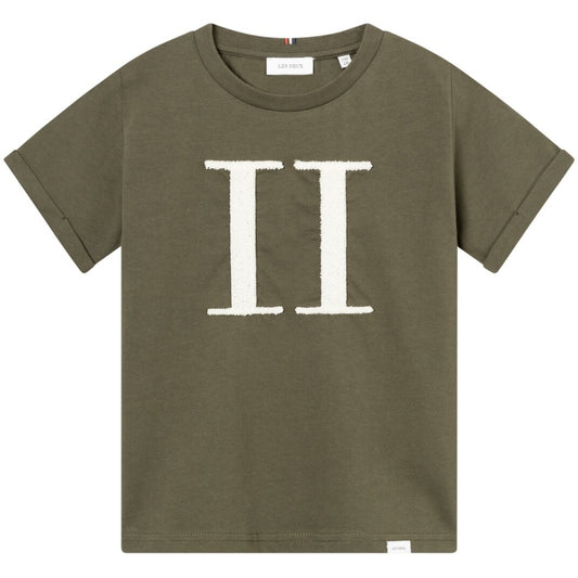 LES DEUX | Encore Bouclé T-shirt Forest Green\Ivory