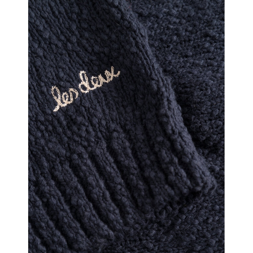 LES DEUX | Errol Cotton Rugby Knit Dark Navy