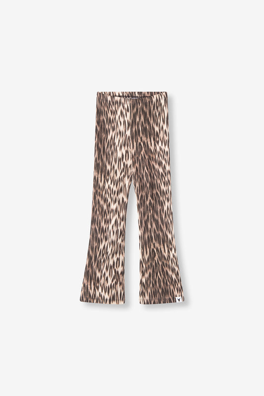 ALIX THE LABEL | Knitted Animal Flared Pants