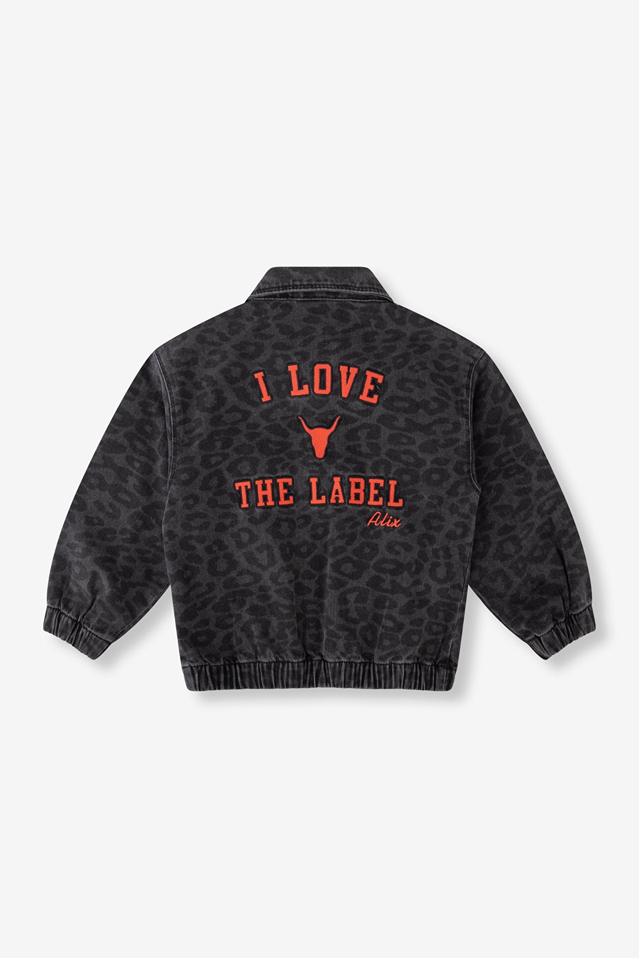 ALIX THE LABEL | Woven Animal Denim Jacket