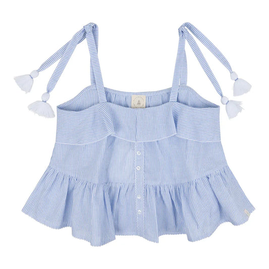 NAVY NATURAL | Loe Top Stripe