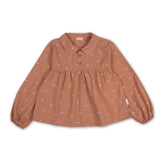 PETIT BLUSH | Collar Blouse