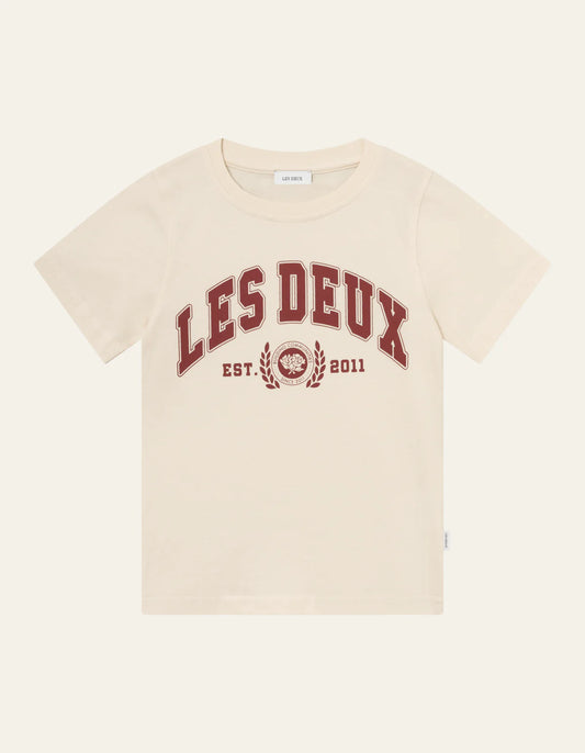 LES DEUX | University T-Shirt Light Ivory